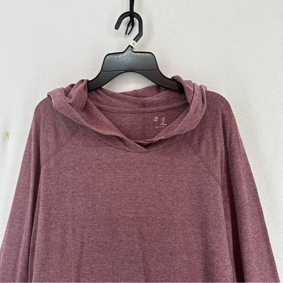 Gap Fit Long Sleeve Pullover Hoodie Activewear Womens Medium Pink - Picture 2 of 9